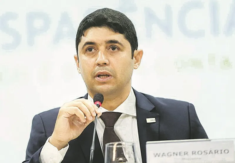 O ministro da Transparência e Controladoria-Geral da União (CGU), Wagner Rosário, durante o lançamento do novo Portal da Transparência do governo federal.