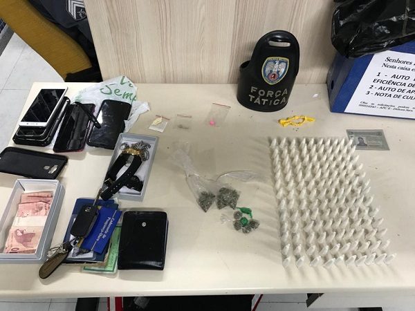 Materiais apreendidos durante operação (Foto: Divulgação Guarda Municipal de Vila Velha)
