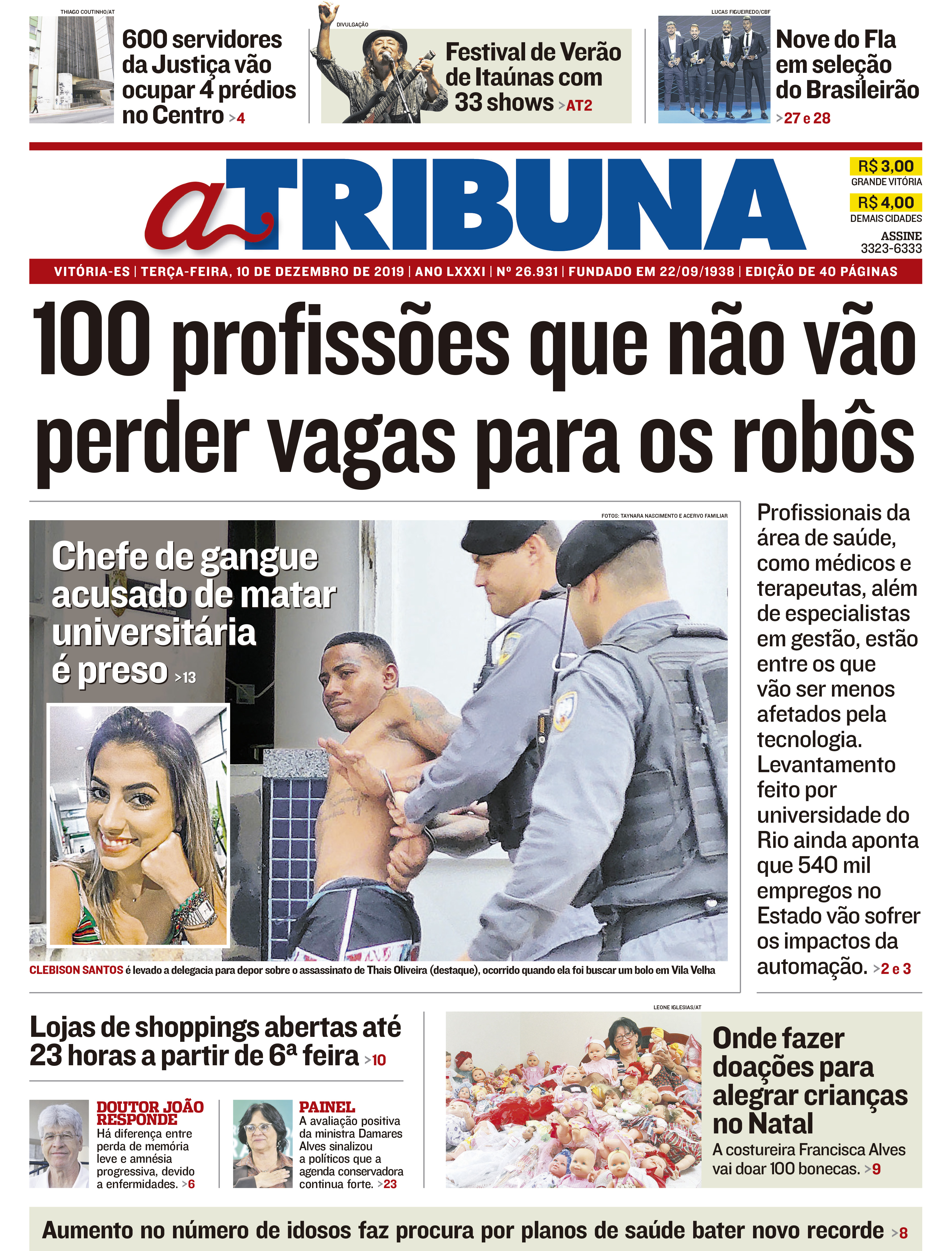(Foto: Reprodução/ Jornal A Tribuna)