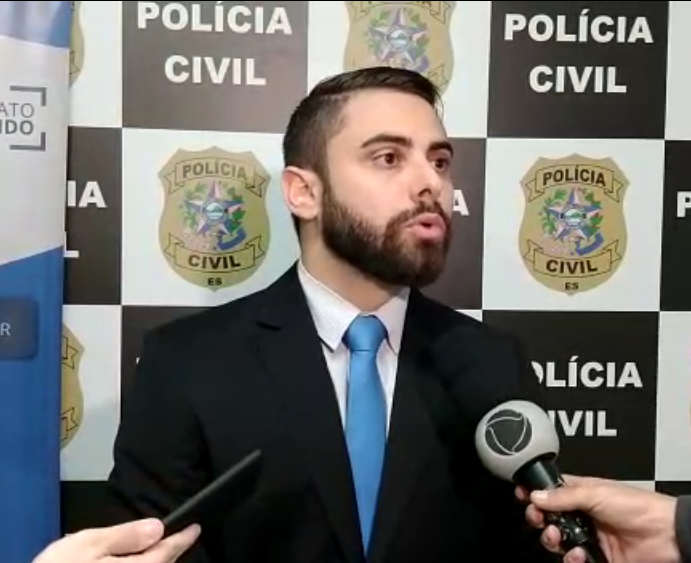Delegado André Jaretta, titular da DHPP de Vitória. (Foto: Reprodução/ PCES)