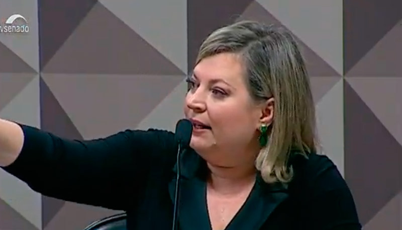 Joice Hasselmann (Foto: Reprodução / TV Senado)