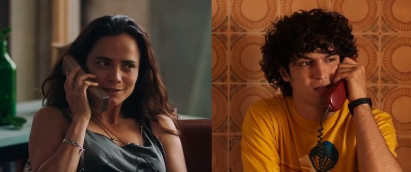 Alice Braga e Gabriel Leone dão vida aos personagens da música (Foto: Reprodução / Youtube)