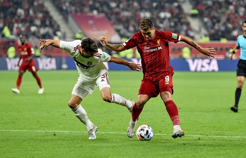 Flamengo x Liverpool na disputa do Mundial de Clubes (Foto: Reprodução/Twitter/Liverpool)