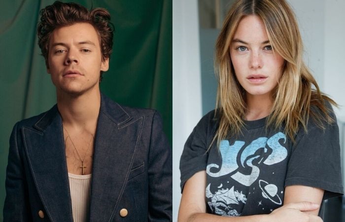 Harry Styles e Camille Rowe tiveram relacionamento de um ano. (Fotos: Divulgação)