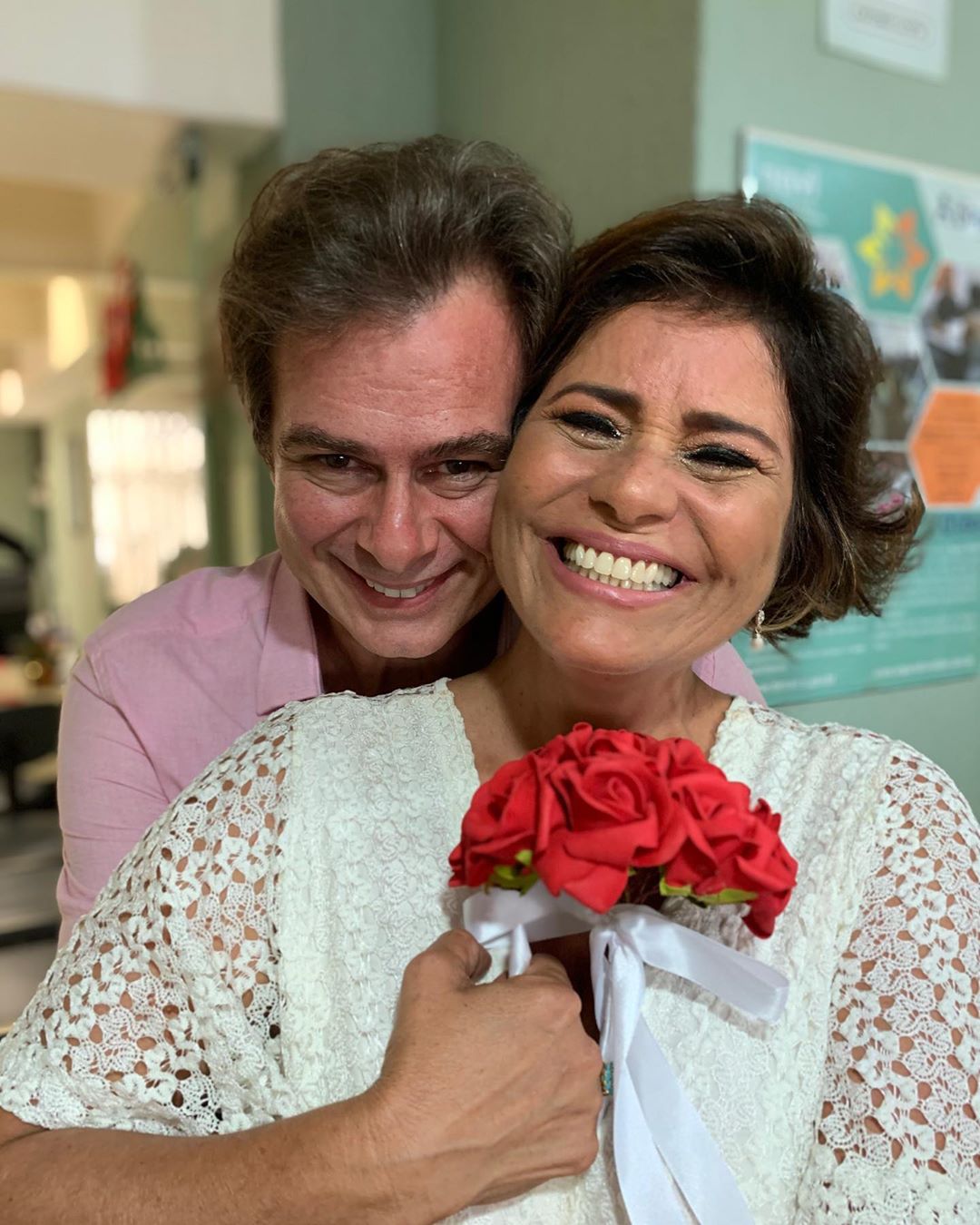 João Vitti e Valéria se casaram nesta quarta-feira (Foto: Reprodução / Instagram)