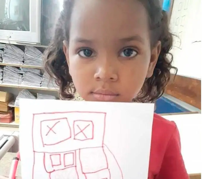 Kethellen Umbelino de Oliveira Gomes tinha 5 anos (Foto: Acervo Pessoal)