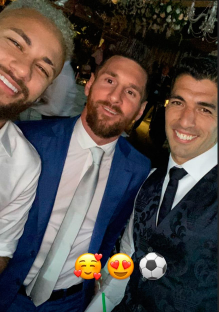 Neymar, Messi e Suarez (Foto: Reprodução / Instagram)