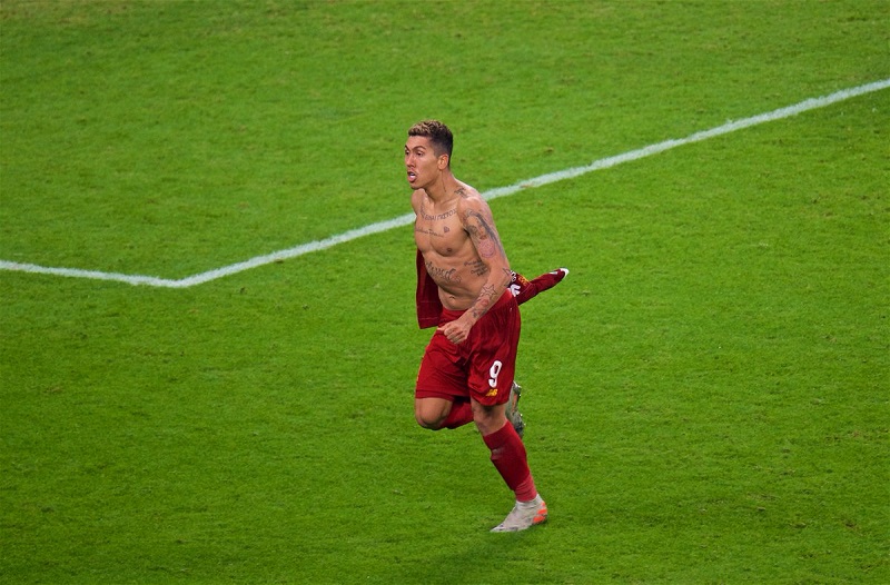 Roberto Firmino marcou o gol do título. (Foto: Reprodução/Twitter/Liverpool)
