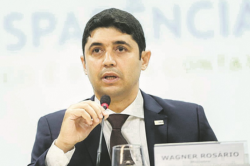 O ministro da Transparência e Controladoria-Geral da União (CGU), Wagner Rosário, durante o lançamento do novo Portal da Transparência do governo federal. (Foto: Marcelo Camargo/Agência Brasil)