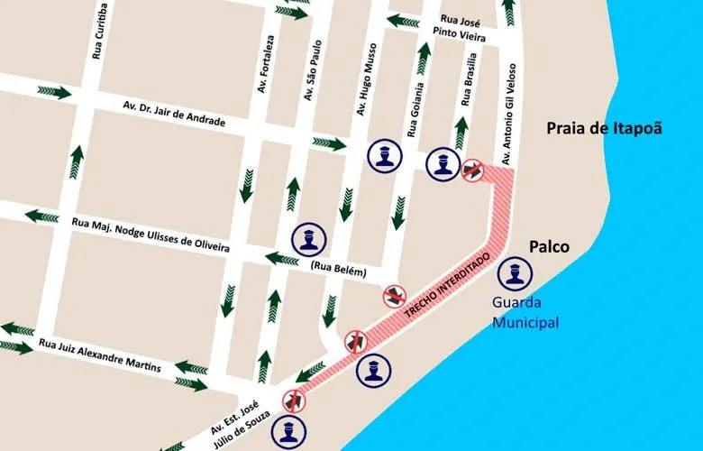 Imagem ilustrativa da imagem Confira as ruas interditadas para festival de música gospel em Vila Velha