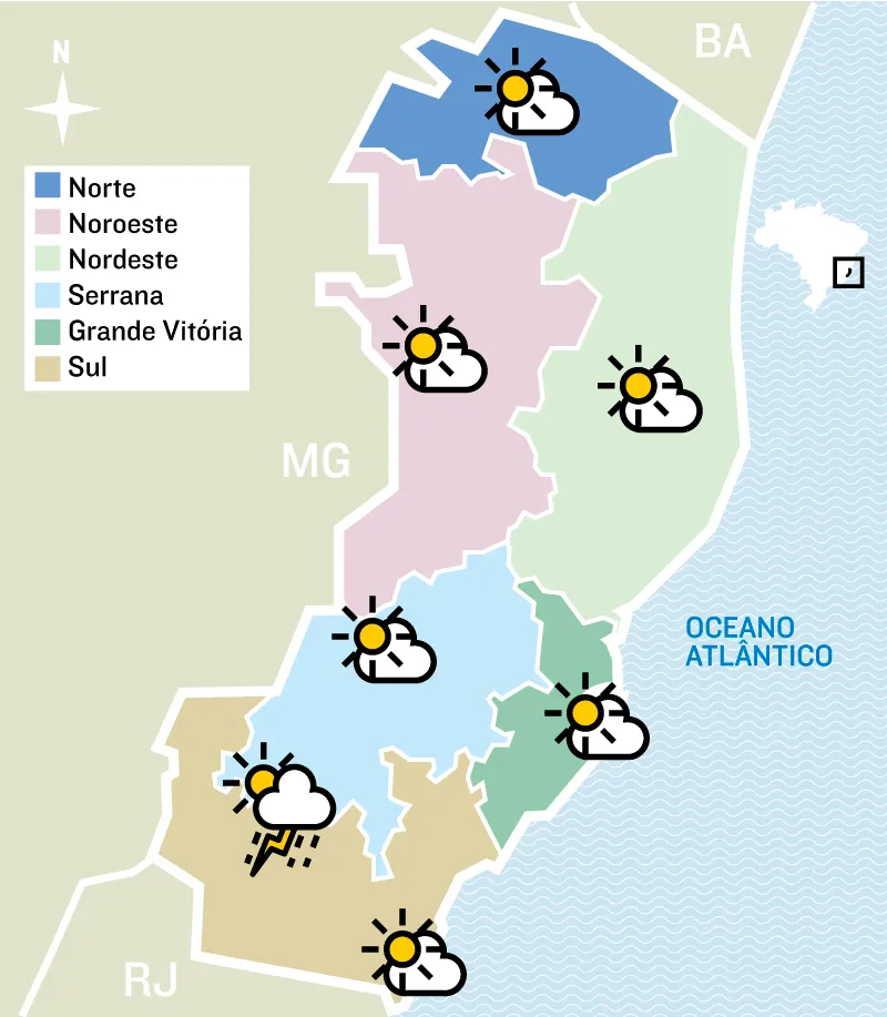 Imagem ilustrativa da imagem Sol continua a brilhar: confira a previsão para o primeiro dia de fevereiro