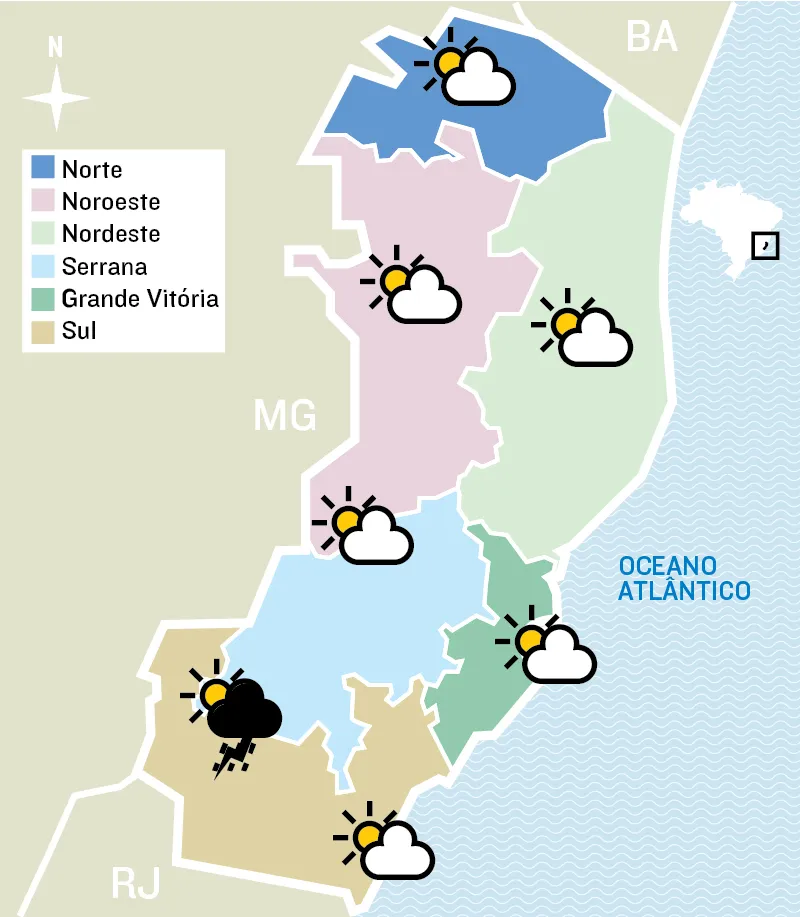 Imagem ilustrativa da imagem Confira a previsão para o último fim de semana de férias