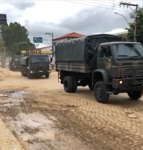 Imagem ilustrativa da imagem Exército nas ruas em Iconha
