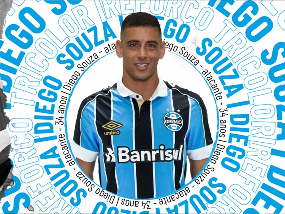 Imagem ilustrativa da imagem Recuperado de coronavírus, Diego Souza volta a treinar no Grêmio