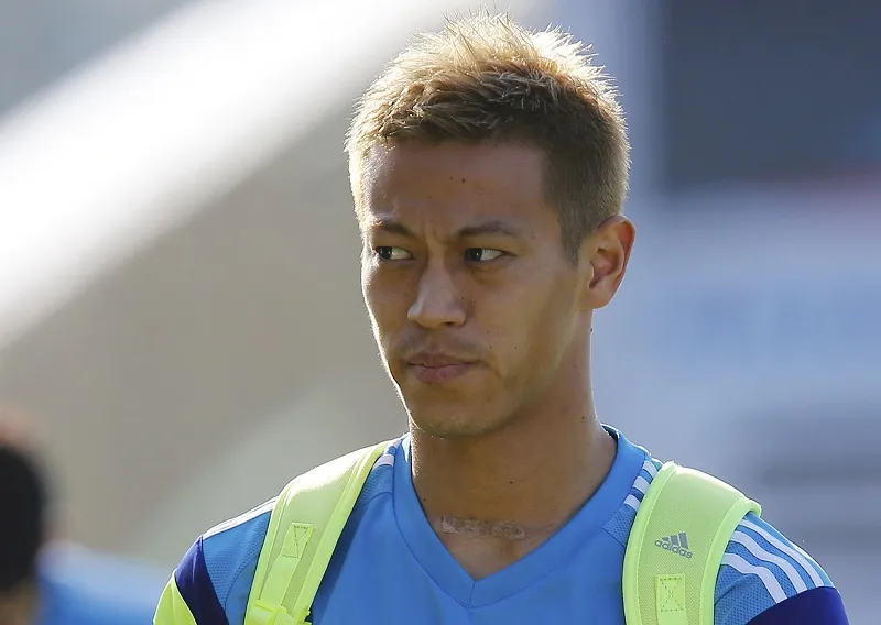 Imagem ilustrativa da imagem Botafogo analisa contratação do meia japonês Honda