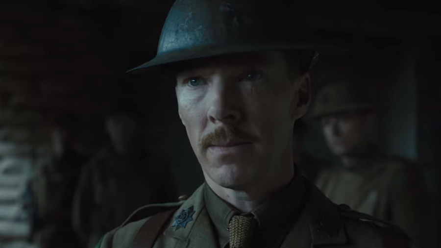 Benedict Cumberbatch no filme que passa na Primeira Guerra Mundial (Foto: Reprodução / Youtube)