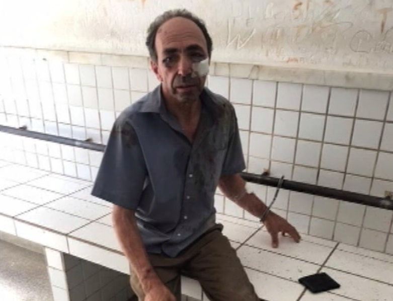 O idoso foi conduzido para a Delegacia Regional da Serra (Foto: Reprodução/TV Tribuna)
