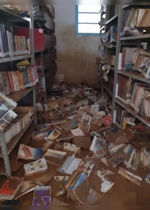 Imagem ilustrativa da imagem Enchente destruiu biblioteca e documentos históricos de Iconha