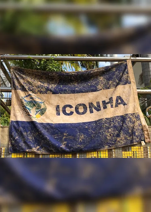 Imagem ilustrativa da imagem Bandeira de Iconha é resgatada da lama