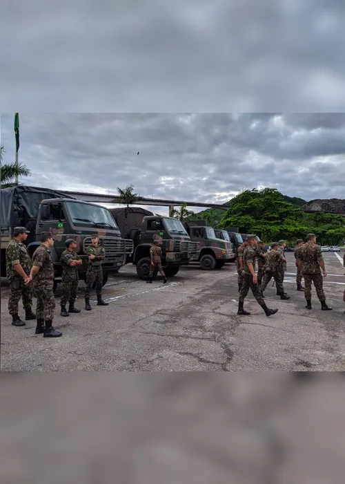 Imagem ilustrativa da imagem Comboio do Exército segue para Iconha