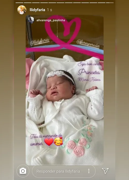 Imagem ilustrativa da imagem Nasce Maria Helena, primeira filha de Péricles