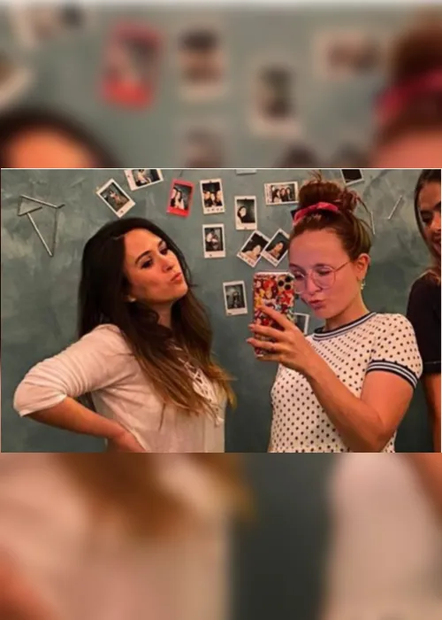 Imagem ilustrativa da imagem Tatá Werneck comenta par romântico de Rafa Vitti e Larissa Manoela em novela