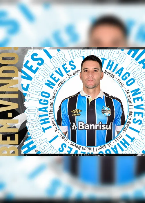 Imagem ilustrativa da imagem Grêmio oficializa a contratação de Thiago Neves
