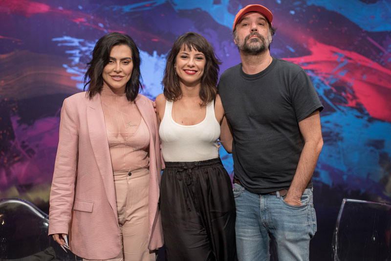 Cléo Pires, Andreia Horta e Mauro Lima (Foto: Ana Paula Amorim)