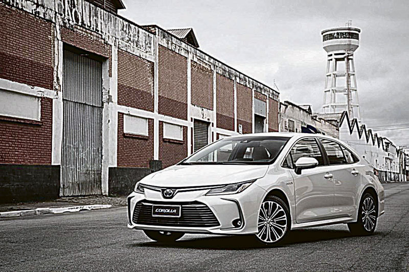 O Corolla, que está agora em sua 12ª geração, levou a medalha de prata no Espírito Santo (Foto: Assessoria Toyota)