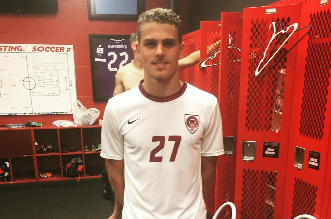 Eric Birighitti jogava no Hastings College (Foto: Reprodução/Instagram)