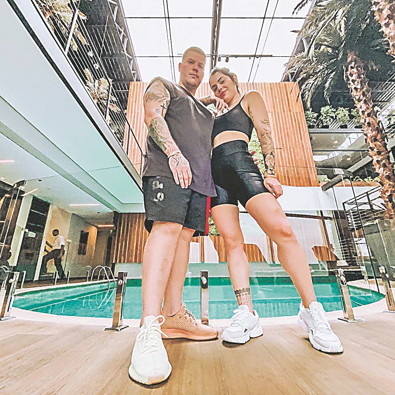 Ferrugem e a mulher, Thaís (Foto: Instagram)