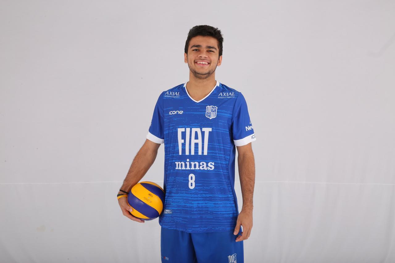 Capixaba Filipe Baiocco defende o Minas Tênis Clube (Foto: Divulgação/Minas Tênis Clube)