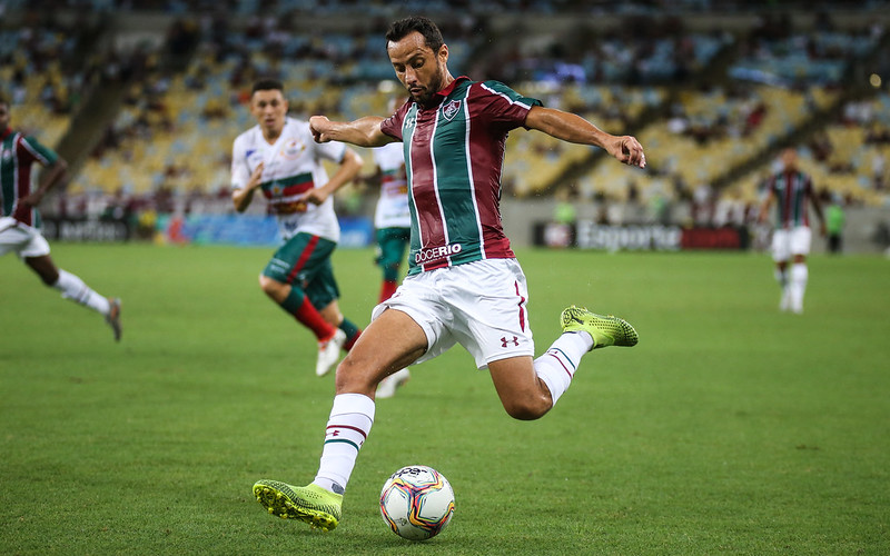 Nenê abriu o placar da partida (Foto: Lucas Merçon/ Fluminense FC)