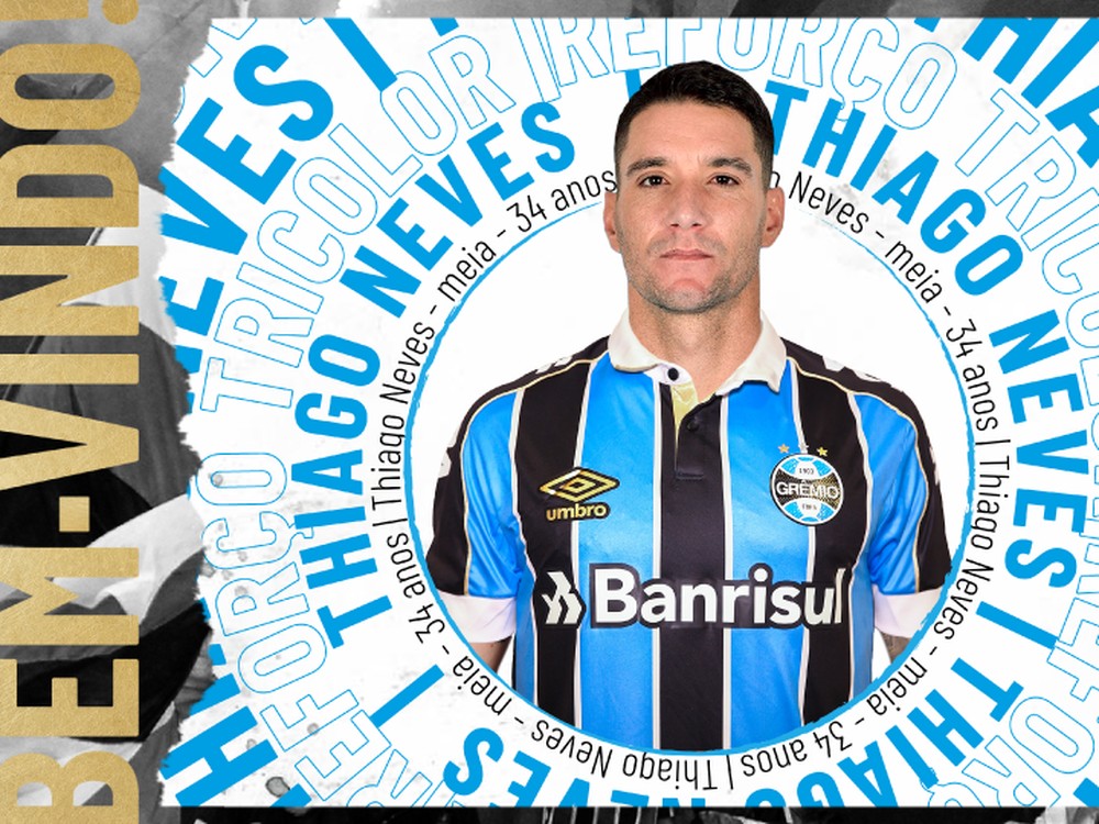Thiago Neves reforça o Grêmio (Foto: Divulgação/Grêmio)