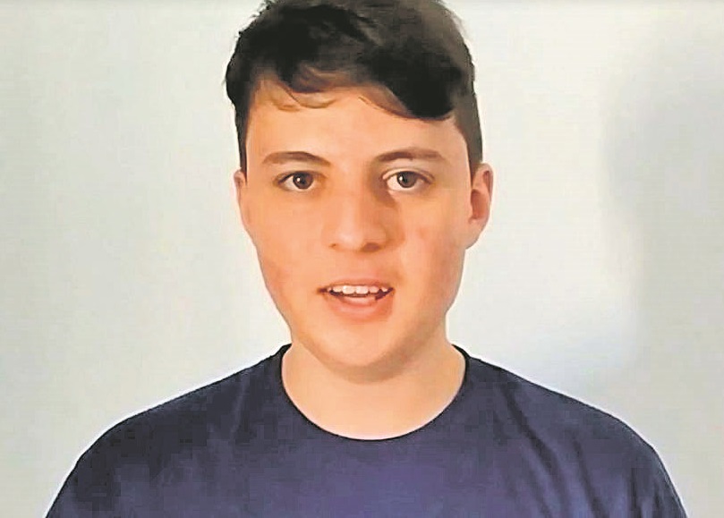 Jaime Guilherme já tinha passado no IME e agora tirou o primeiro lugar na Ufes (Foto: Acervo Pessoal)