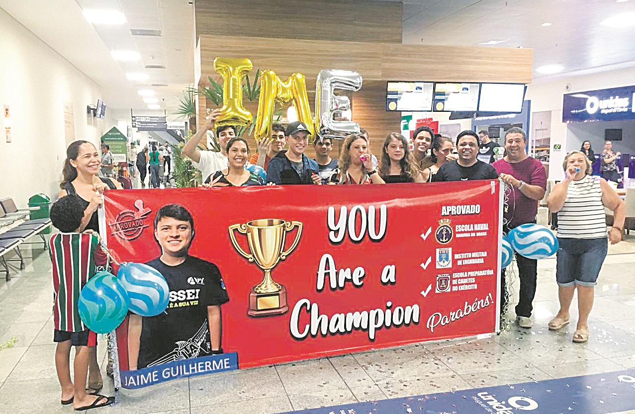 Jaime Guilherme já tinha passado no IME e agora tirou o primeiro lugar na Ufes (Foto: Acervo de Família)