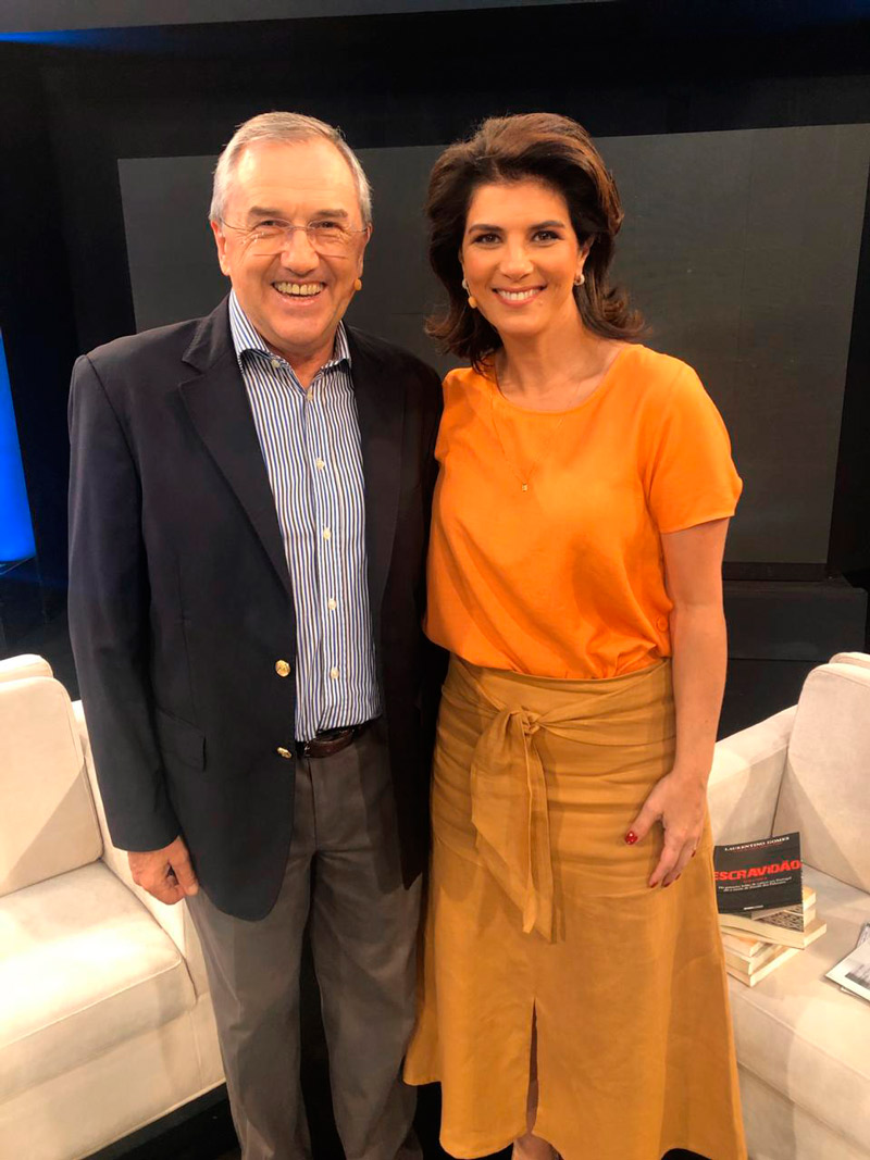 Laurentino e Mariana Godoy (Foto: Divulgação / Rede TV!)