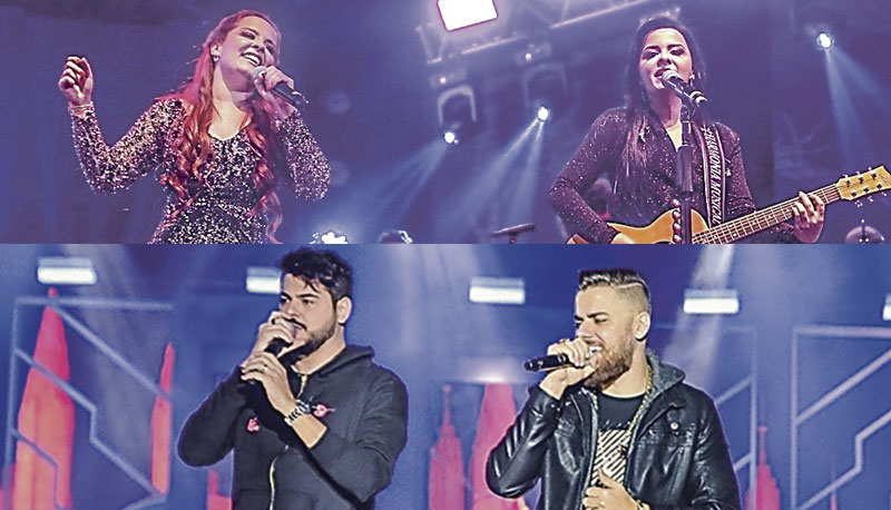 Maiara e Maraisa e Zé Neto e Cristiano vêm com novos hits (Foto: Fotos: AGNEWS)