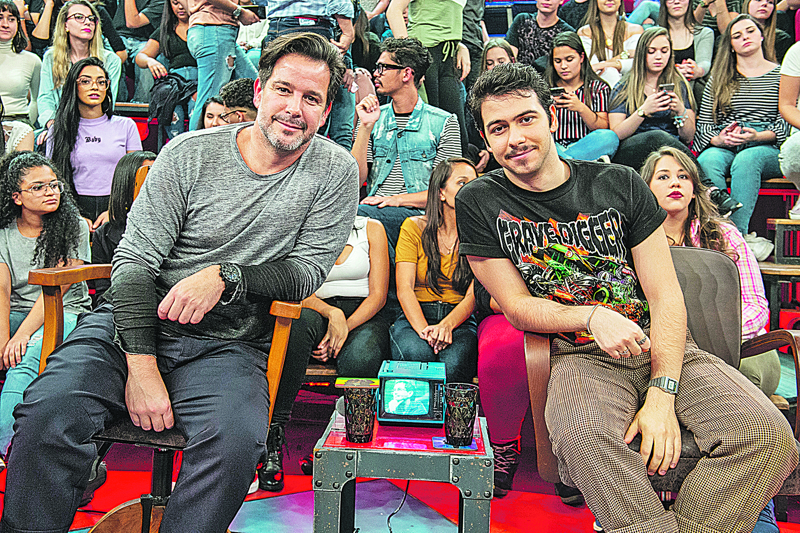 Murilo Benício e Antônio vivem relação de pai e filho também na novela “Amor de Mãe” (Foto: Globo/Fábio Rocha)