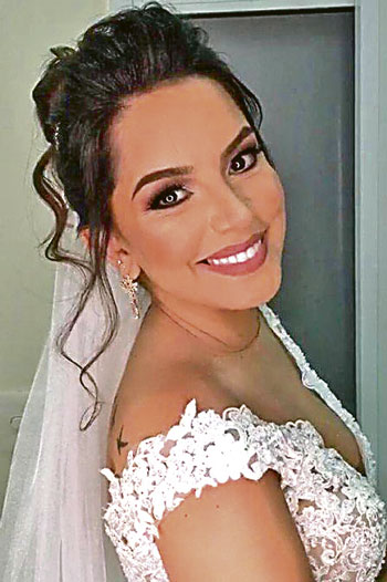 Jéssica chegou a ficar 30 minutos na porta da igreja (Foto: Acervo Pessoal)
