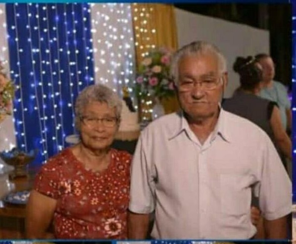 O casal de idosos que morava no local, Antônia Berlamino Barbosa e Osvaldo da Silva Barbosa, morreram (Foto: Reprodução/Redes Sociais)
