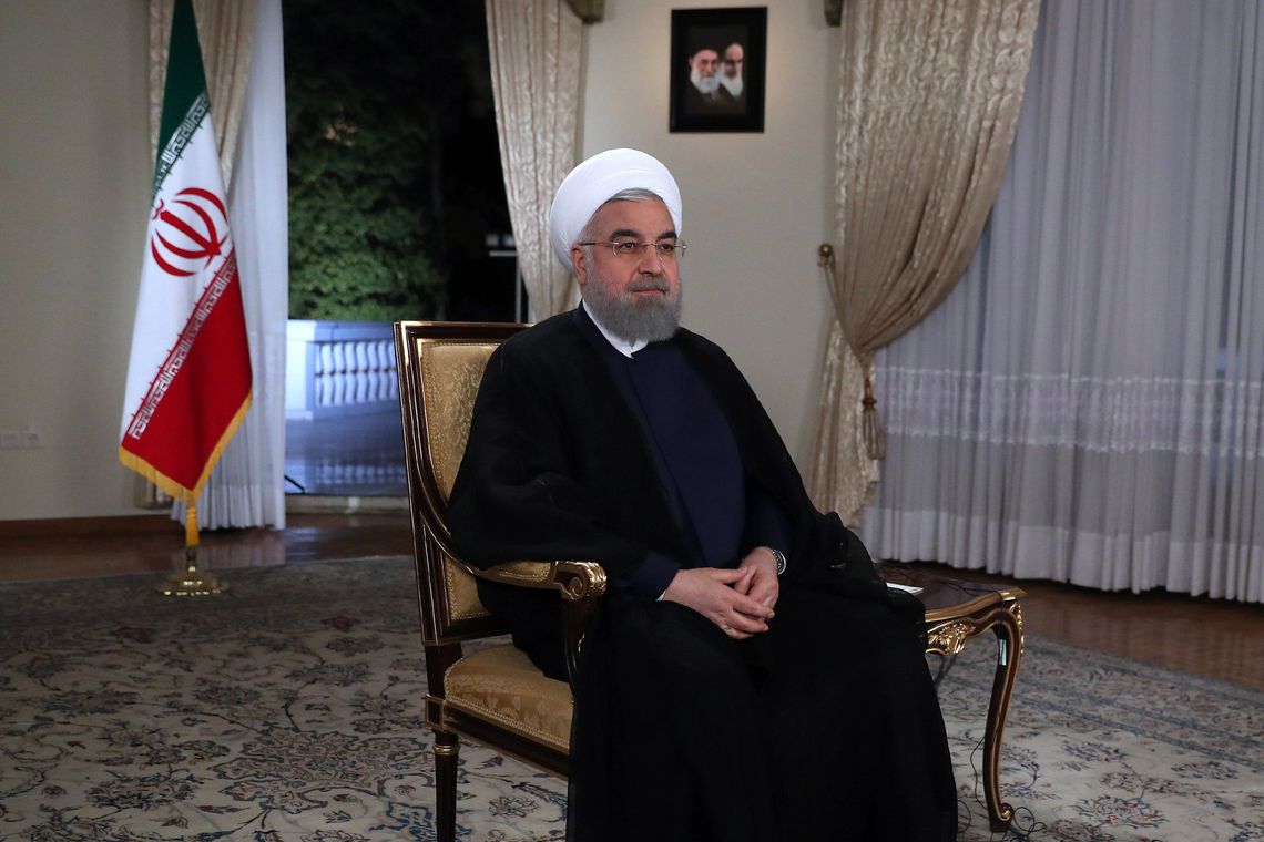 O presidente do Irã, Hassan Rouhani (Foto: Televisão Nacional Iraniana)