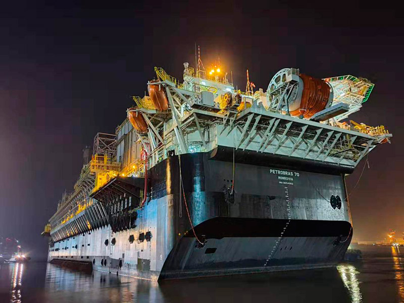 Plataforma P-70 (Foto: Agência Petrobras)