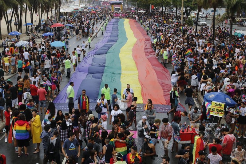 Parada Gay no Rio de Janeiro. (Foto: Tomaz Silva/Agência Brasil)