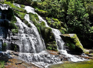 Cachoeira do Parque Ecológico do Paredão, em Guapé (MG). (Foto: Divulgação/Prefeitura de Guapé)