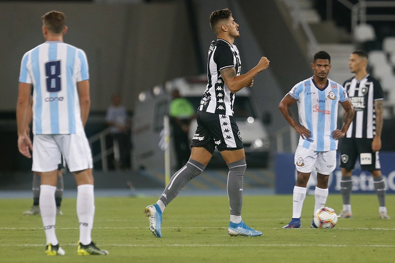 Pedro Raul marcou contra o Macaé (Foto: Vitor Silva/Botafogo)