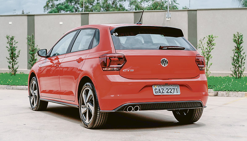 O porta-malas do Polo GTS tem capacidade para 300 litros de bagagem (Foto: Assessoria / Volkswagen)