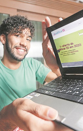 O técnico administrativo Bernard Santos Dionísio, de 21 anos (Foto: Beto Morais/ AT)