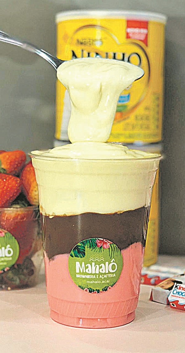 Napolitano da Mahalô Brownieria e Açaiteria (Foto: Divulgação)