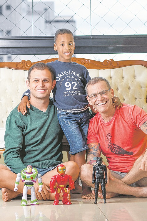 Rodrigo, Gabriel e Contarato (Foto: Gabriel Lordêllo/Agência Estado )